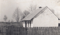 The Pánek family house in Vlkov, 1960s 