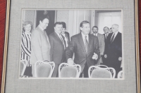 Setkání s prezidentem Václavem Havlem v Lánech, 90. léta 20. století