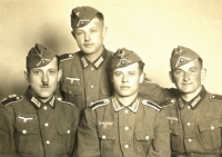 Franz Josef Strobl v uniformě wehrmachtu (cca 1940)