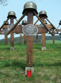 Hrob Franze Strobla v rakouské obci Sankt Jakob im Walde