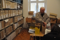 The archive in Česká beseda in Daruvar