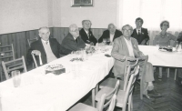 First from the left, the witness brothers Josef and Václav Jakubec - Josef entered the Jesuit grammar school in Bubeneč and in 1950 he witnessed Action K