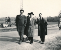 Friends from studies, Czech Academic League, 1950s