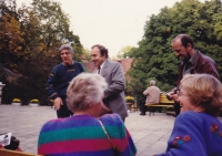 Event on the life of W. A. Mozart, Tomislav Volek is second from the left, Bertramka