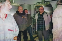 Miloš on an excursion in the brewery in Mutějovice, 2011