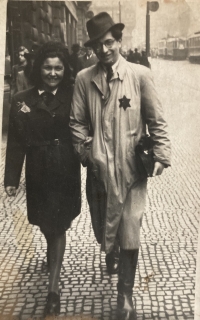 Young father Tomáš Kosta with his girlfriend before deportation
