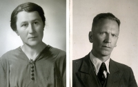 Portrétní fotografie rodičů, cca 1940