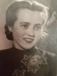 Halyna Ustymivna Hordienko in 1950 