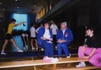 Závody sokolské všestrannosti, Věra Pázlerová a Milan Tůma jako rozhodčí, rok 1998