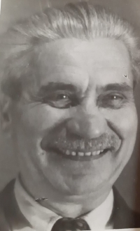 Gustav Josef Maláč, a portrait photo of the witness's father, circa 1958 