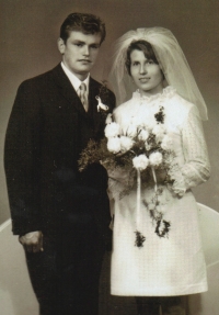 Josef a Marie Tejklovi, svatba 12. června 1971