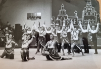 Dance and friendship festival in Ústí nad Labem in 1980s