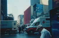 Manhattan po teroristickém útoku, září 2001
