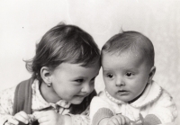 Children Olga and Tomáš, 1980