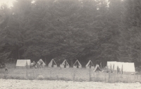 First camp site, 1969