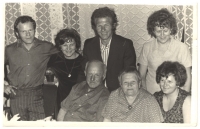 Emília Sasinová with her family