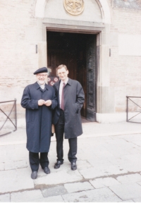 Padova, Josef Dolista s profesorem Skalickým v roce 1996