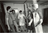 Michal Gabriel, Jiří David v roce 1985 při práci pro Kurta Gebauera