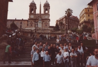 Řím 1992 (Josef Dolista první zleva dole)
