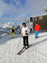 Gerhardt (Karel) Bubník na lyžích, 2020