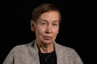 Petra Parkánová during filming