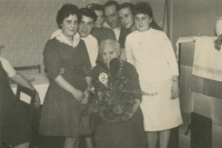 Rodina německých přátel vysídlených z Pesvic po válce