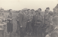Vasil Kiš and his partisan unit in the Chrudim region