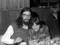 S manželkou Alenou, 1982
