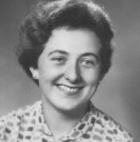 Hana Tomková during her employment at the Czechoslovak Press Agency