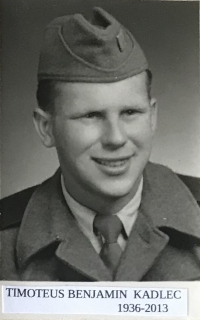 Timoteus, bratr pamětníka Jana Kadlece, asi 1955