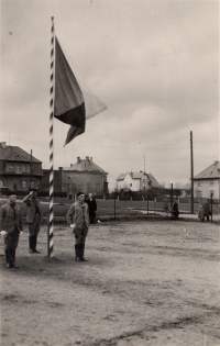 Sokol members at the Liberec summer training ground, 1938
