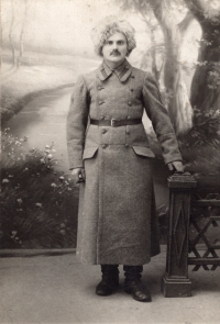 Martin Štryncl as a Russian legionnaire in 1920