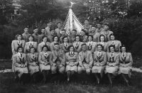 Group photo of Sokol from Liberec, 1947

