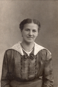 Grandmother Emílie Štrynclová, around 1910