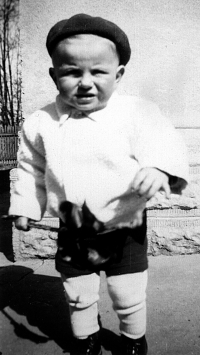 As a little boy, early 1950s