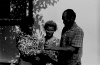 V Žitomiru v roce 1974 - Ludmila a Voloda Semjerenko s Ludmilou Czernekovou