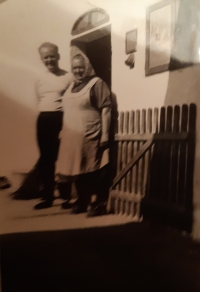 Miloš Nevoral with his mother