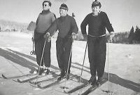 In Paprska, Jeseníky Mountains, winter 1958