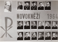 New priests 1964, Arnošt Červinka lower left
