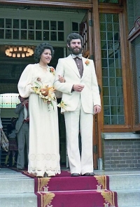 Pamětníkova svatba v Holandsku 1975