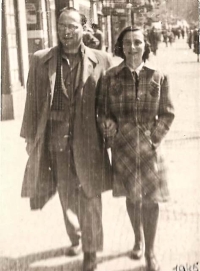 František and Alice Kraus in 1946