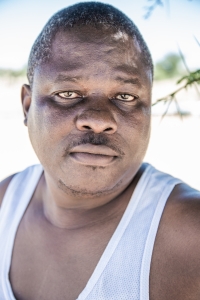 Vašek před svou farmou nedaleko Windhoeku v Namibii, 2021