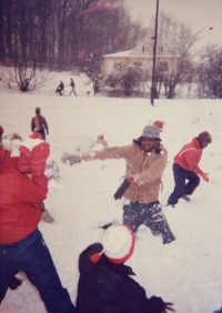 Sněhové hrátky v Prachaticích