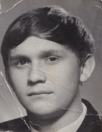 Štěpán Bittner na maturitní fotografii v roce 1966