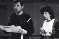 S manželkou Janou, kolem roku 1968