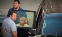 Zatčení Leyly na dvoře jejího domu, 30. července 2014
