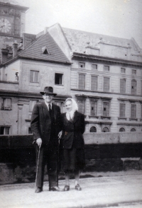 Rodiče Stanislava Navrátila Adolf a Žofie / asi 70. léta
