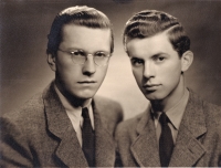 Brothers Jan and František Sláma, 1942 