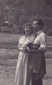 Parents Milada and František Sláma
