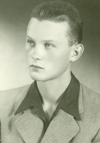 Přemysl Šindelka shortly after his return from Mauthausen